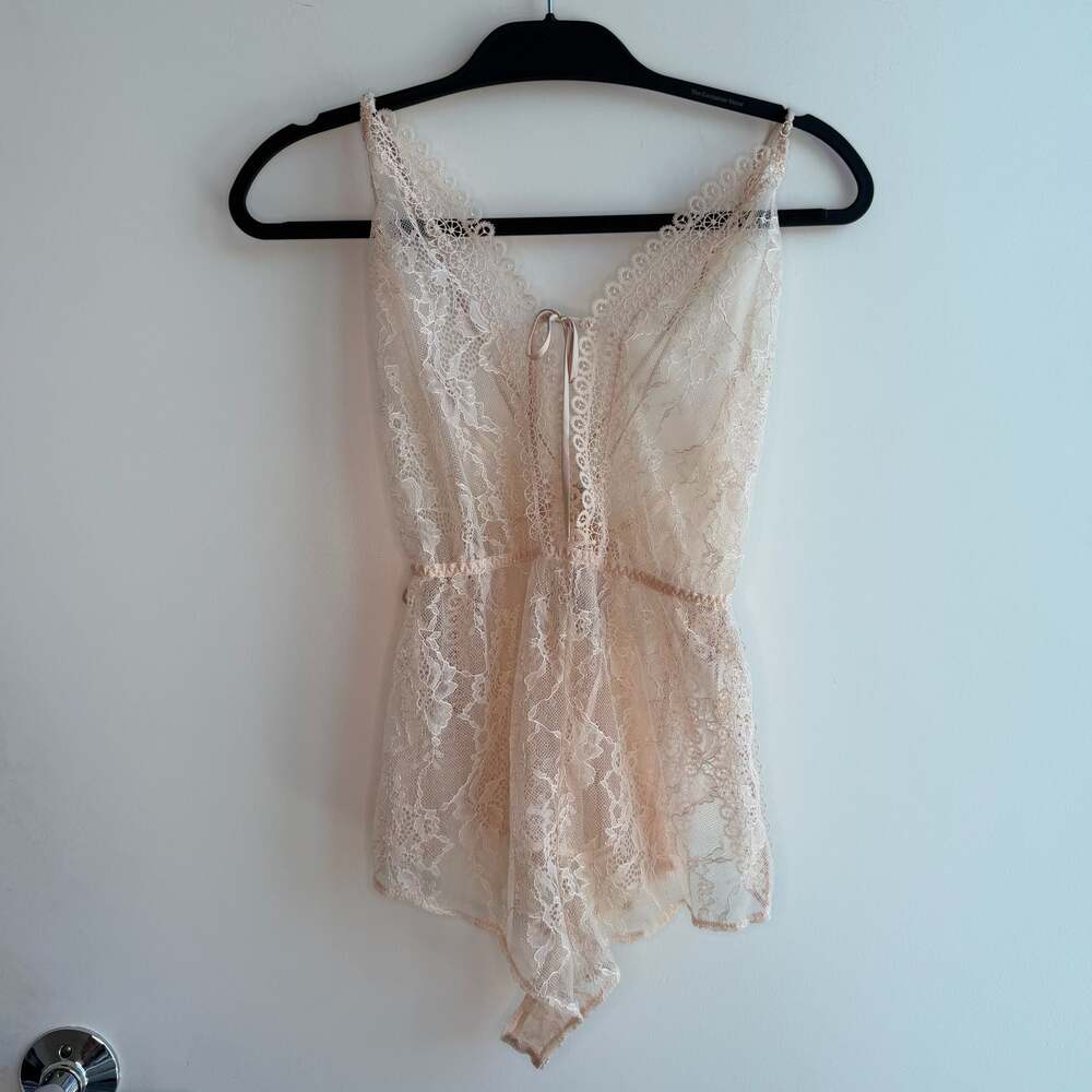 Victoria's Secret Lace Bodysuit Teddy Size M